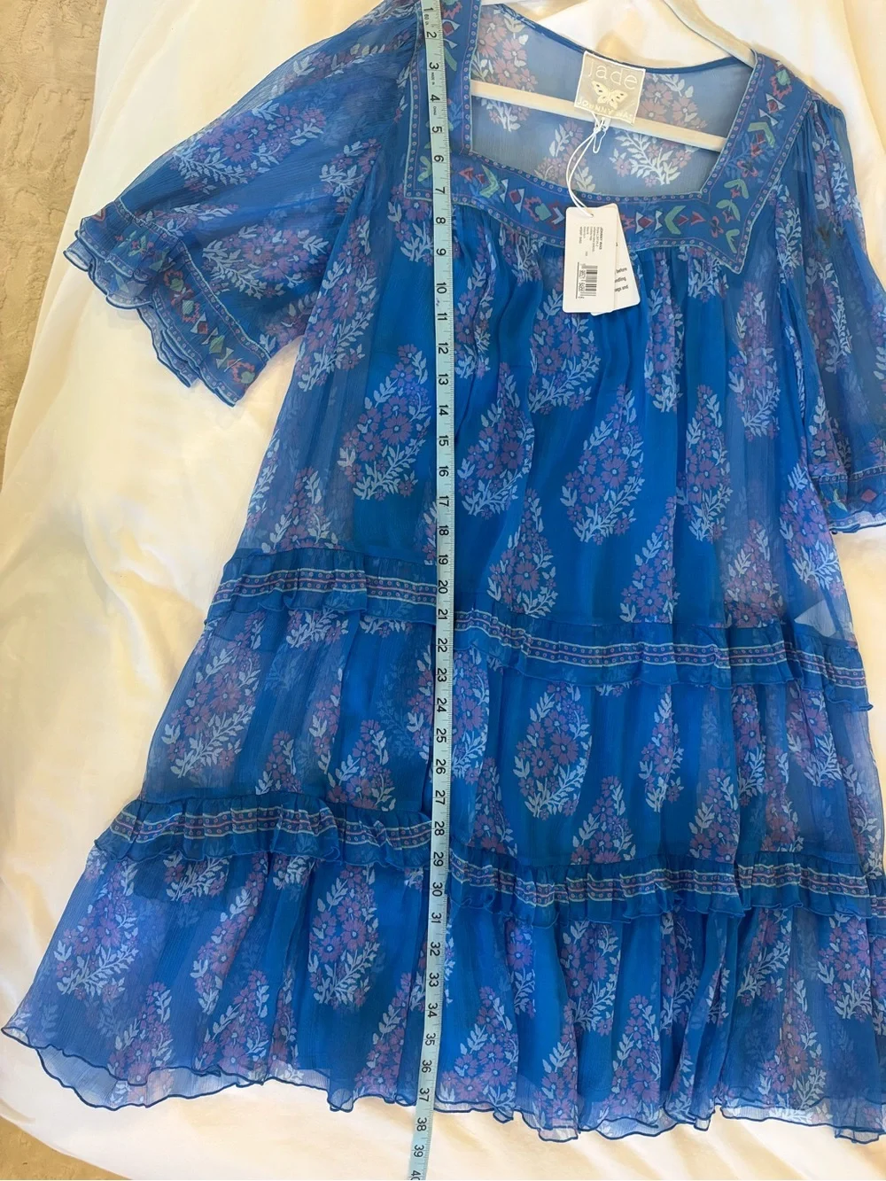 Johnny Was Jade “Wrenn” Mini Dress – Carolyne, Size M (NWT, flaw - Picture 7 of 8
